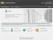 Tablet Screenshot of easyconnect.no